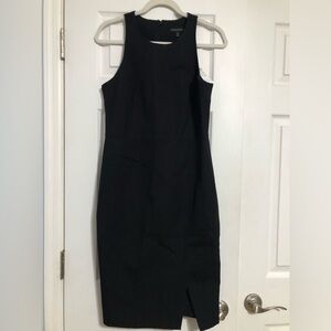 Banana Republic Black classic dress womens size 10‎ petite evening business NWT